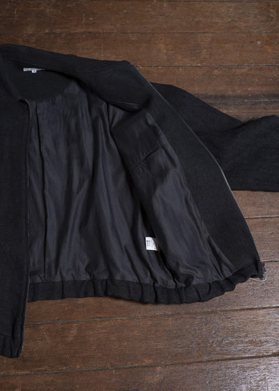 BIBLIOTHERK BLOUSON JACKET BR68-SS25 Black