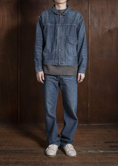 Taiga Takahashi Lot.721-Damaged Indigo Damaged Denim Trousers C.1930’S Damaged Indigo