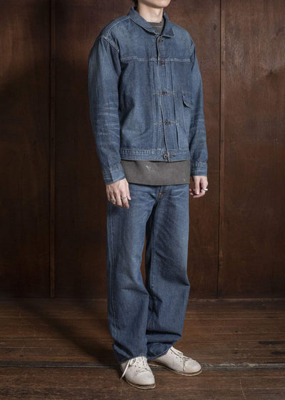 Taiga Takahashi Lot.720-Damaged Indigo Damaged Denim Jacket C.1930’S Damaged Indigo