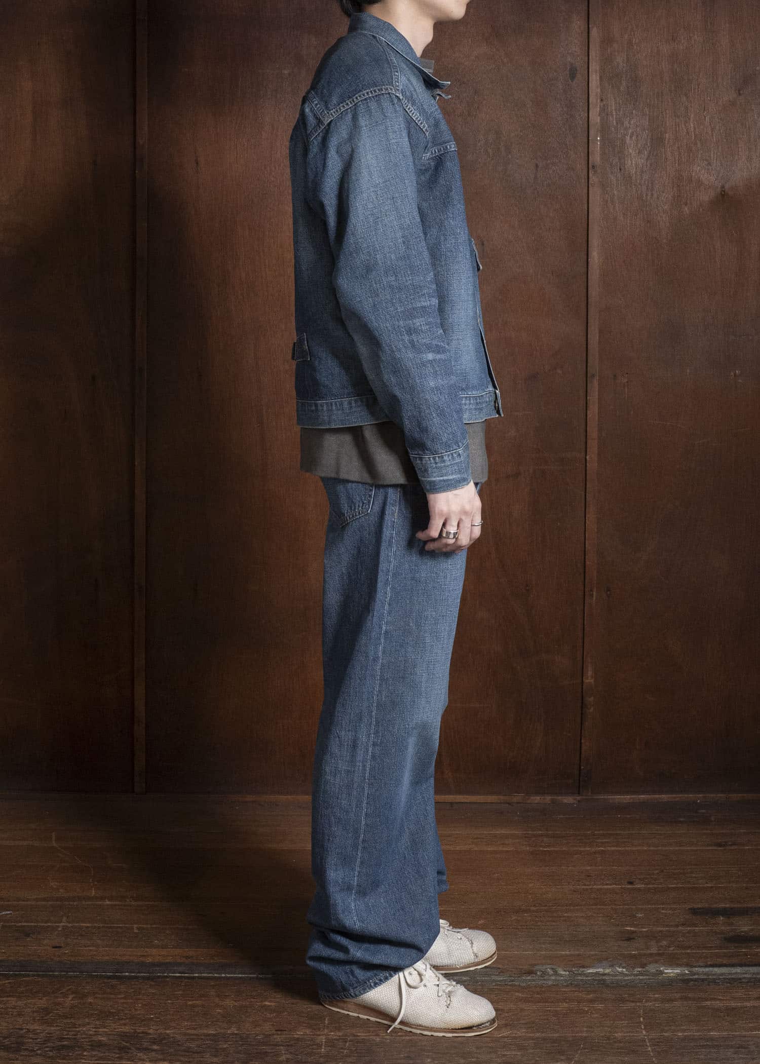 Taiga Takahashi Lot.720-Damaged Indigo Damaged Denim Jacket C.1930’S Damaged Indigo