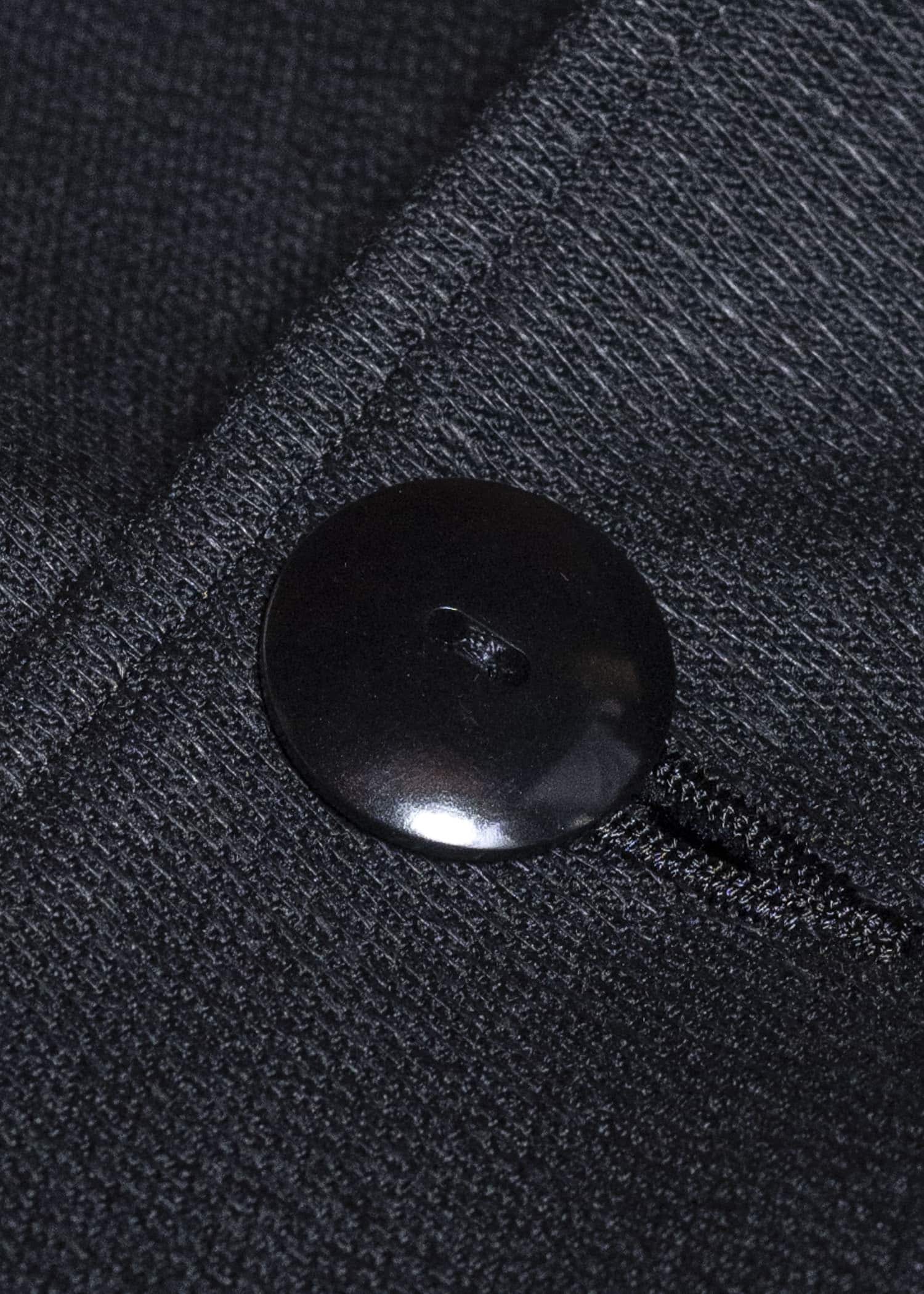 Gorsch 13-2ND-JK04 Wool Hemp Dobby Short Jacket Black