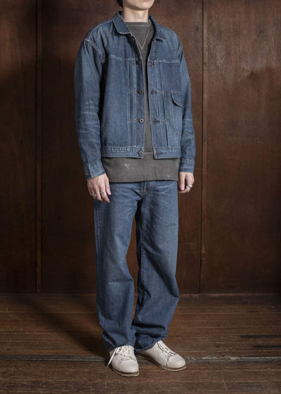 Taiga Takahashi Lot.721-Damaged Indigo Damaged Denim Trousers C.1930’S Damaged Indigo