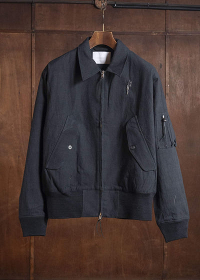 Professor.E CWU FLIGHT JKT DARK NAVY 26SS-FM-JKT-06