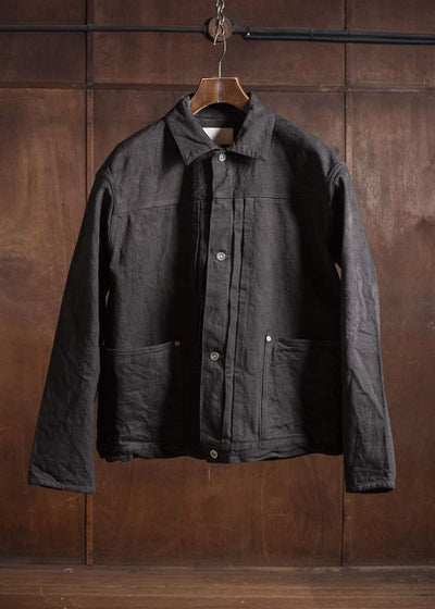 YOKO SAKAMOTO Pleats Jacket YS-25AW-47 KAKISHIBU