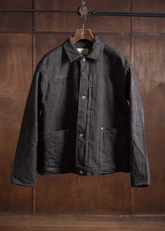 YOKO SAKAMOTO Pleats Jacket YS-25AW-47 KAKISHIBU