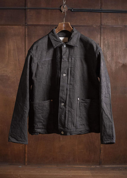 YOKO SAKAMOTO Pleats Jacket YS-25AW-47 KAKISHIBU