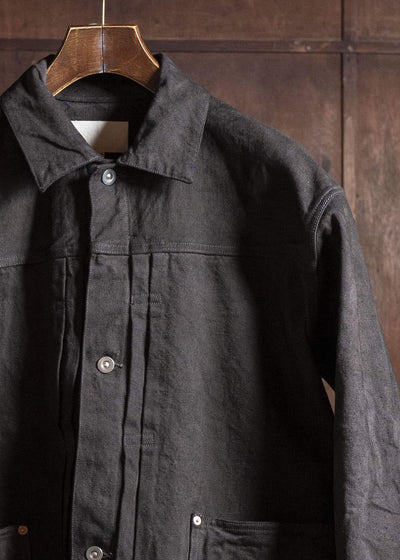 YOKO SAKAMOTO Pleats Jacket YS-25AW-47 KAKISHIBU