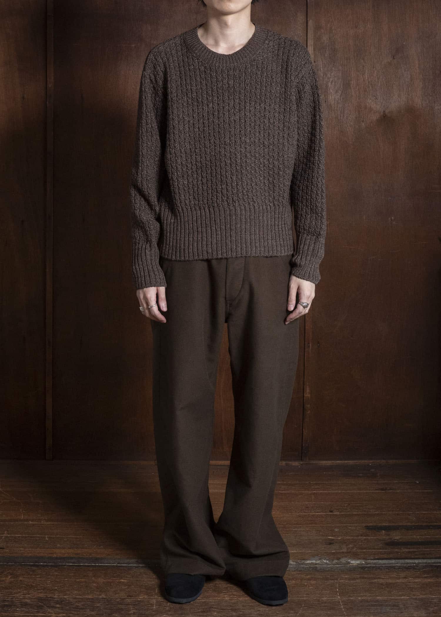 Taiga Takahashi Lot.202-Dark Brown Engineer Trousers Dark Brown