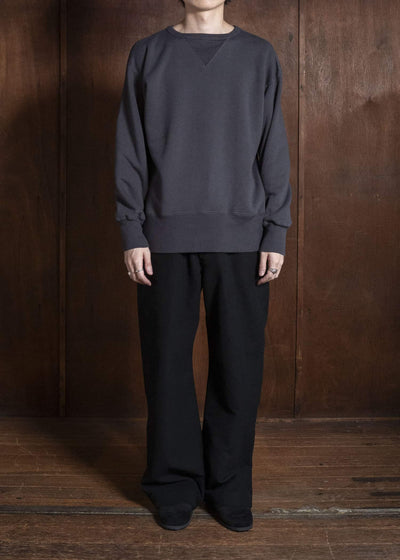 Taiga Takahashi Lot.603-Charcoal Sweat Shirt Charcoal
