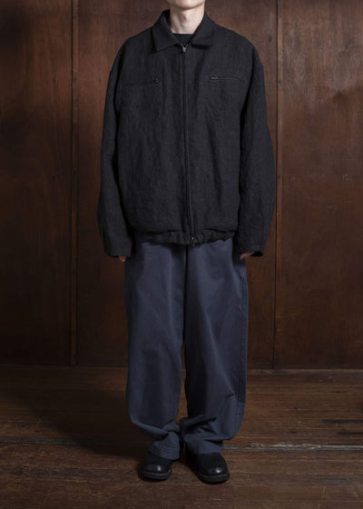 BIBLIOTHERK BLOUSON JACKET BR68-SS25 Black