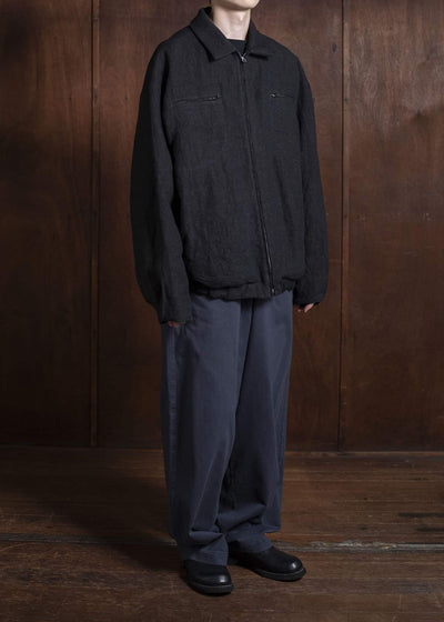 BIBLIOTHERK BLOUSON JACKET BR68-SS25 Black