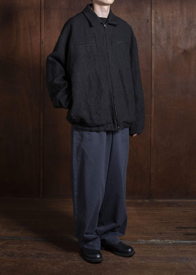 BIBLIOTHERK BLOUSON JACKET BR68-SS25 Black