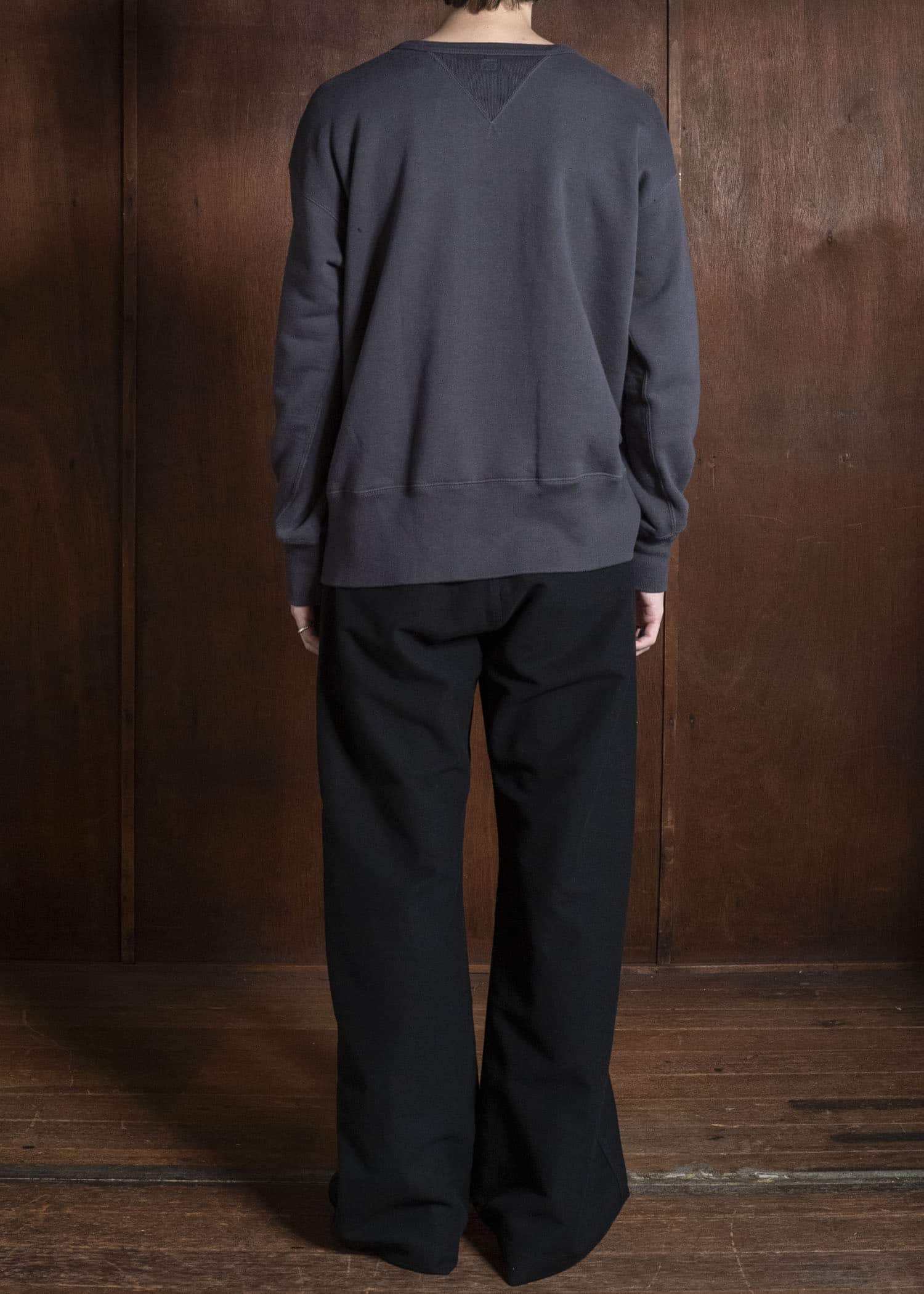 Taiga Takahashi Lot.603-Charcoal Sweat Shirt Charcoal