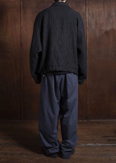 BIBLIOTHERK BLOUSON JACKET BR68-SS25 Black