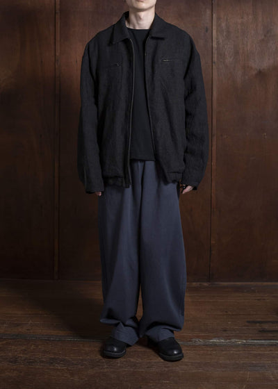 BIBLIOTHERK BLOUSON JACKET BR68-SS25 Black