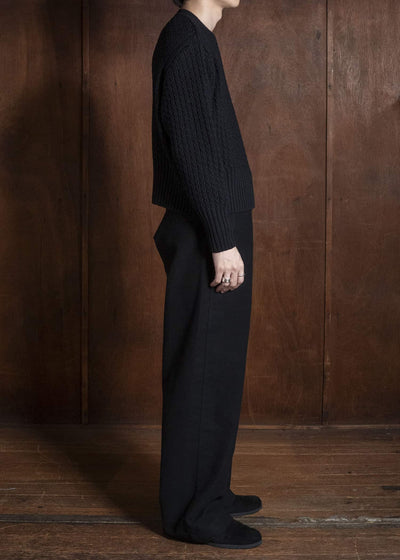 Taiga Takahashi Lot.202-Black Engineer Trousers Black