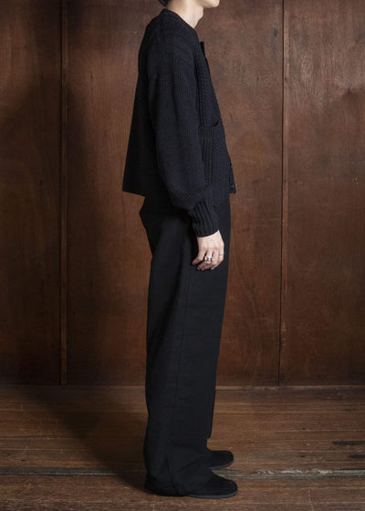 Taiga Takahashi Lot.506-Black Db Cardigan Black