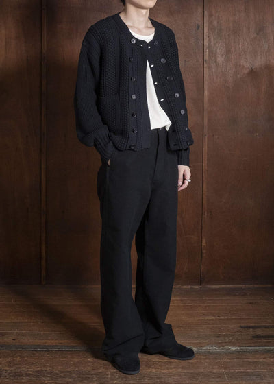 Taiga Takahashi Lot.506-Black Db Cardigan Black