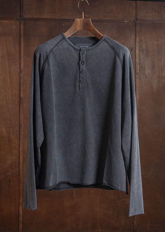 Professor.E HENLEY LS COLD DYED GREY 26SS-PE-TTL-01
