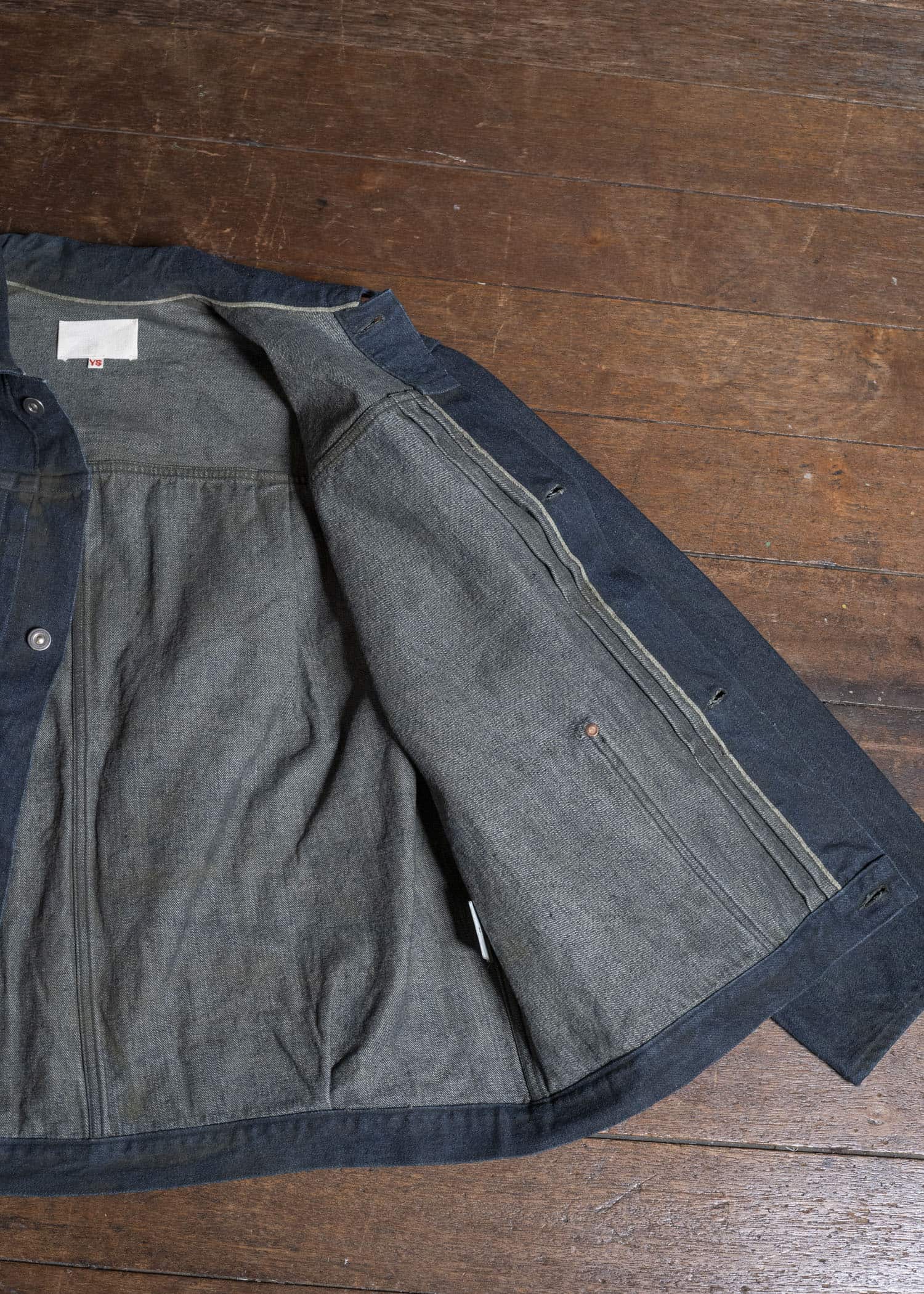 YOKO SAKAMOTO Pleats Jacket YS-25AW-47 YELLOW OCHRE