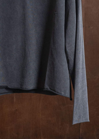 Professor.E HENLEY LS COLD DYED GREY 26SS-PE-TTL-01