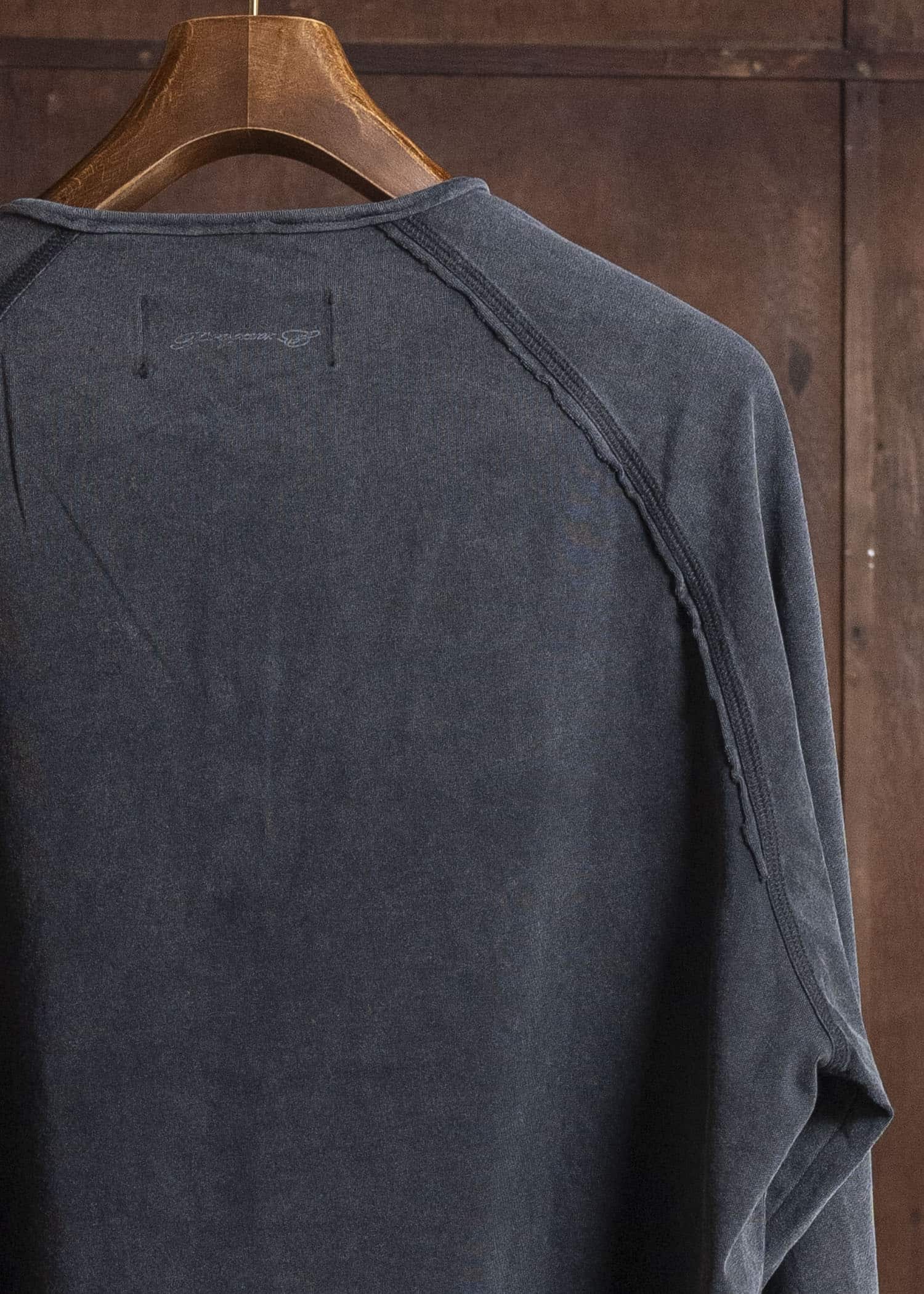 Professor.E HENLEY LS COLD DYED GREY 26SS-PE-TTL-01