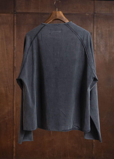 Professor.E HENLEY LS COLD DYED GREY 26SS-PE-TTL-01