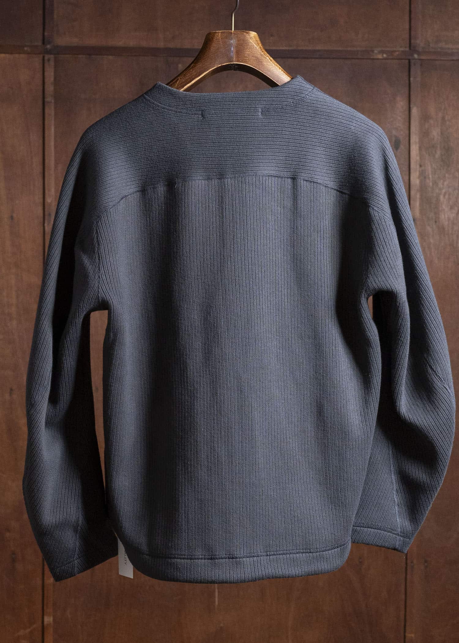 OPPOSE DUALITY OD1042CDG No Collar Rib Zip Top Black