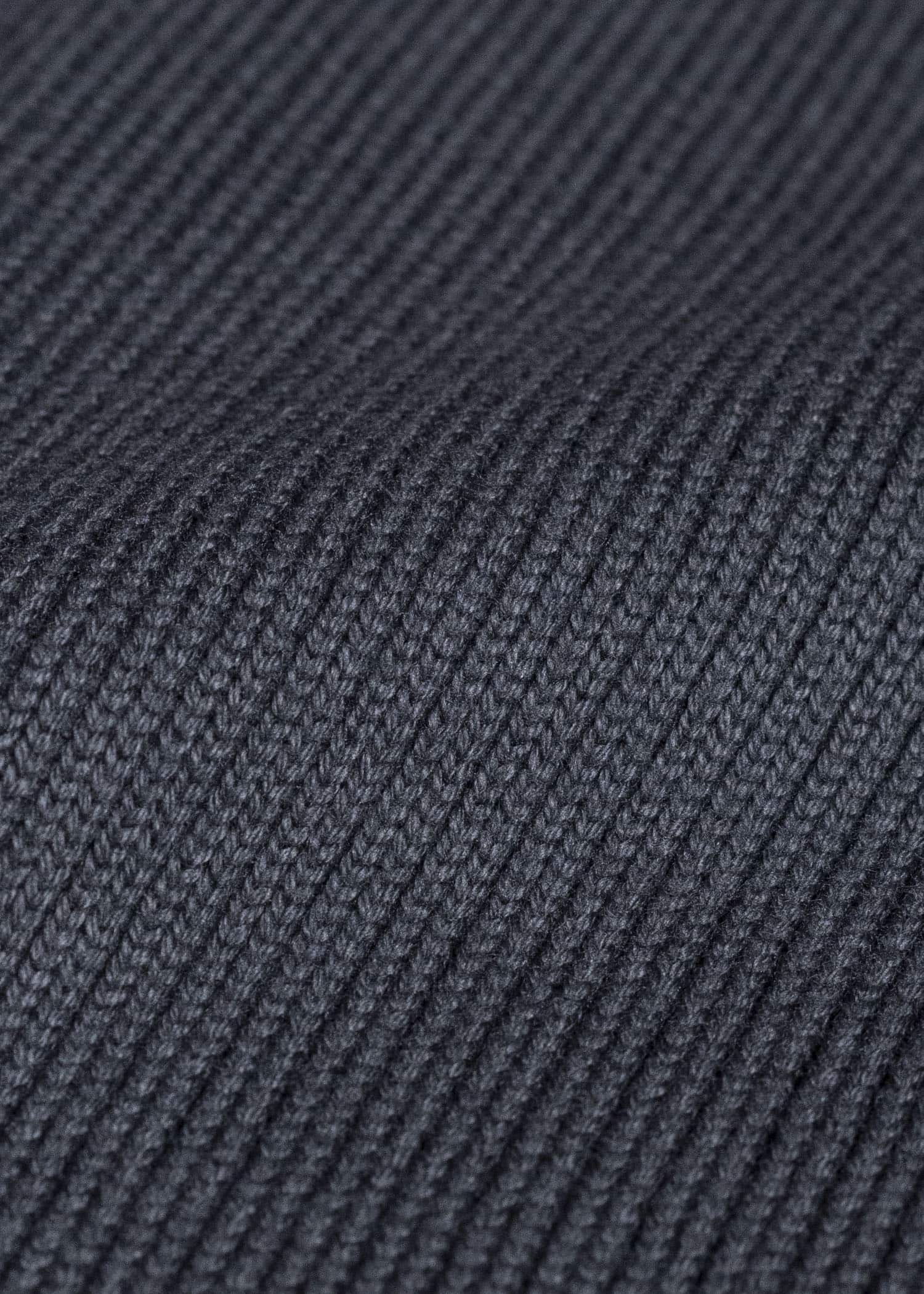 OPPOSE DUALITY OD1042CDG No Collar Rib Zip Top Black