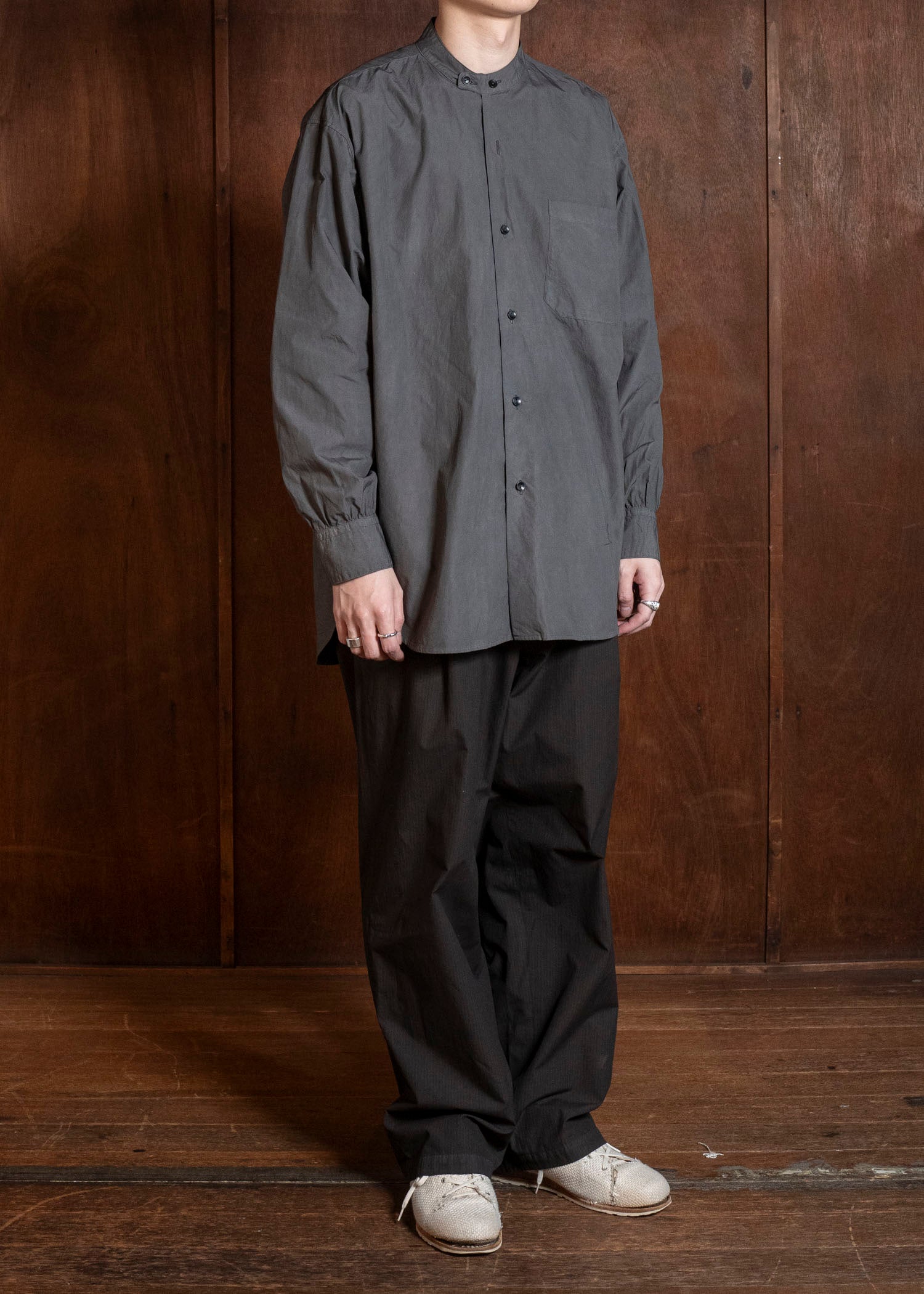 MARK.S MS0039 DOMENICO PANTS STRIPE-MUD-DYE