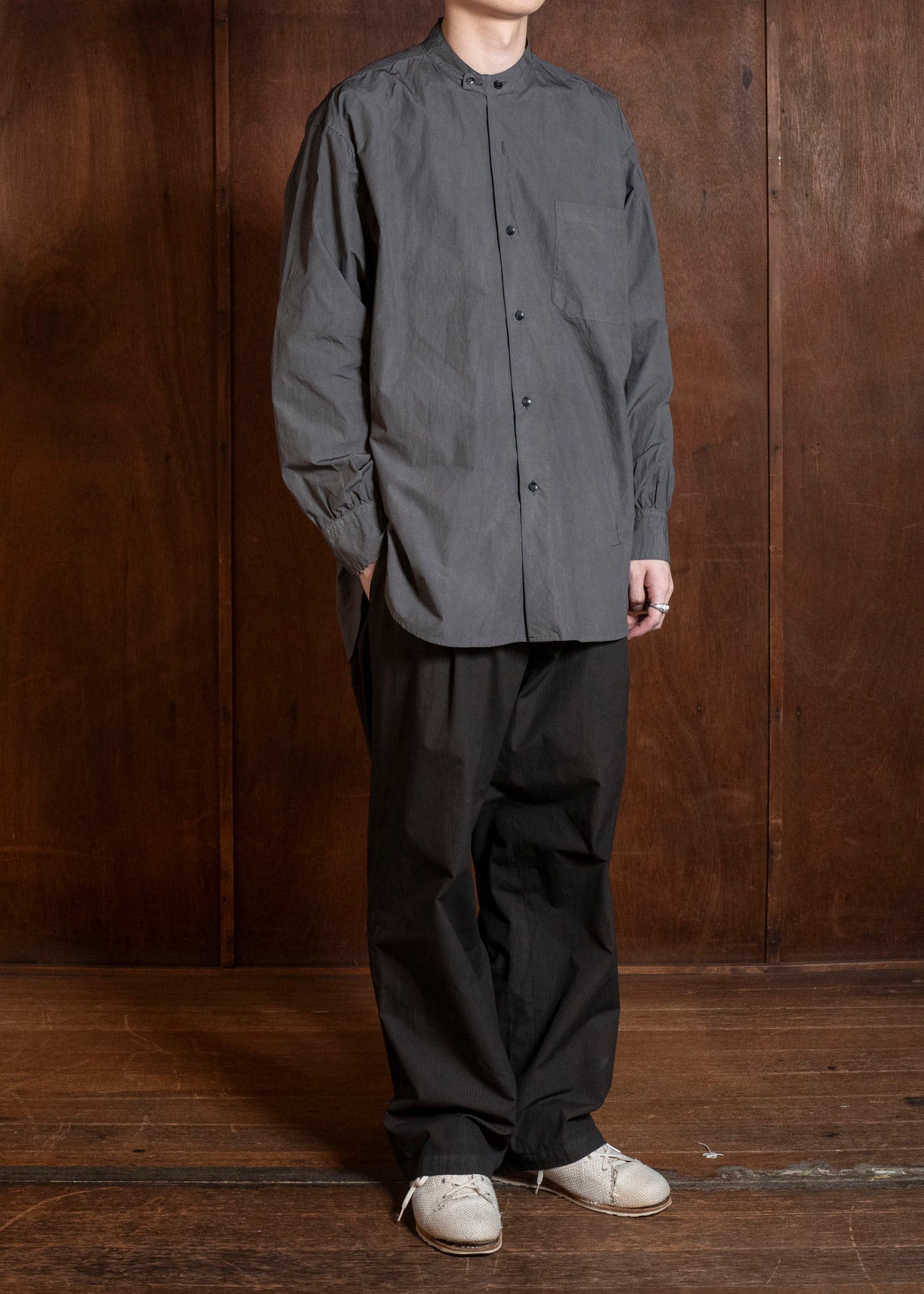 MARK.S MS0039 DOMENICO PANTS STRIPE-MUD-DYE