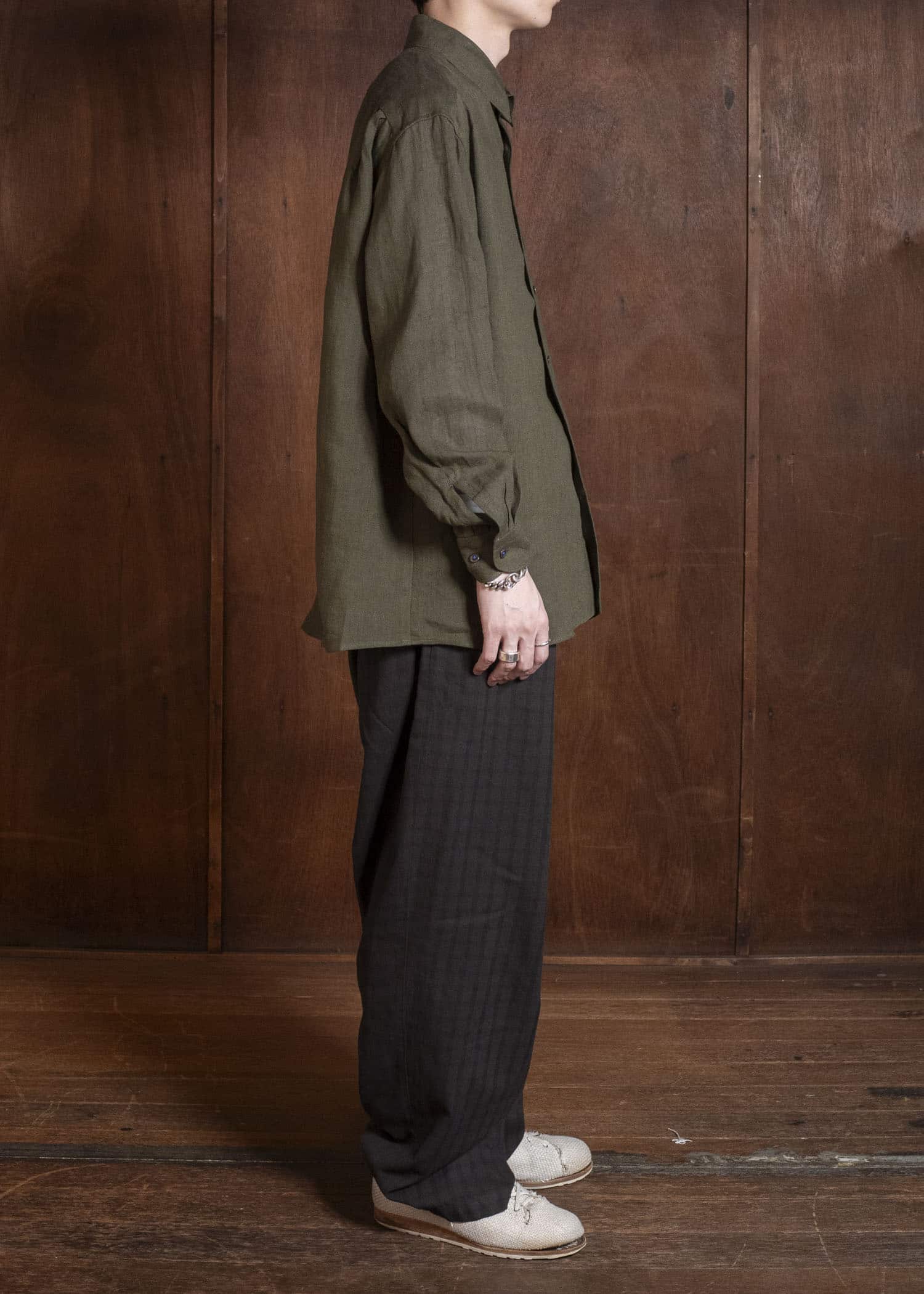 MARK.S MS0048 DOMENICO PANTS CHECK MUD-DYE