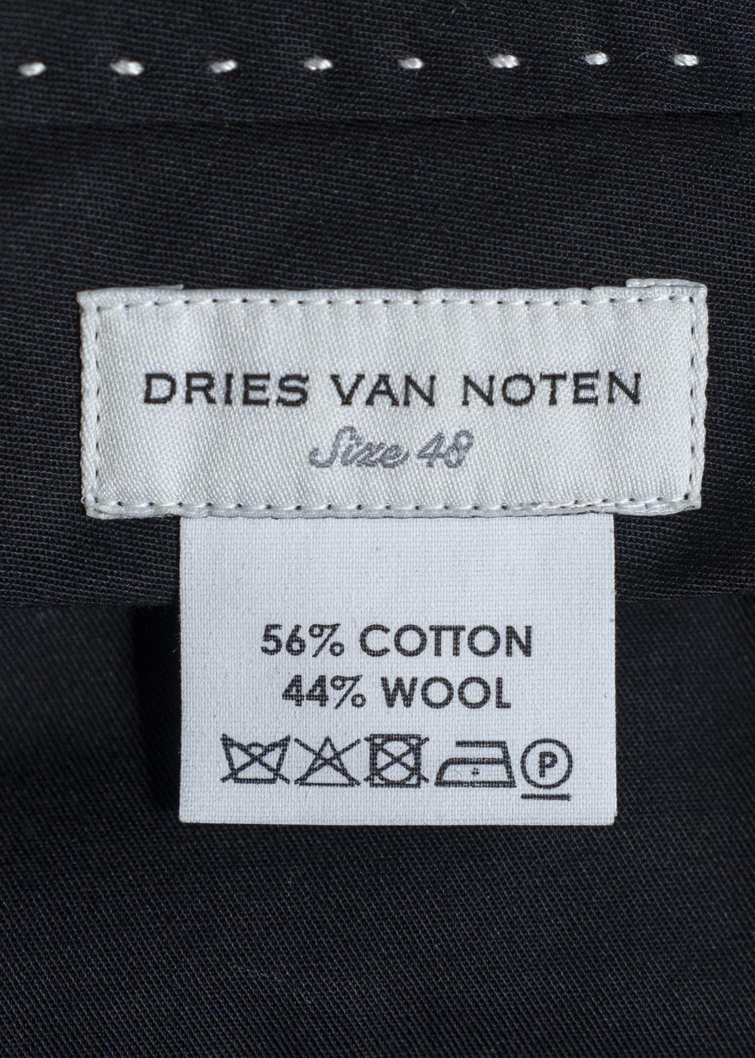 DRIES VAN NOTEN CO/WO TROUSER