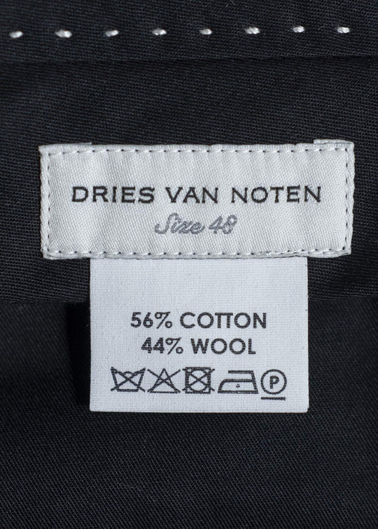DRIES VAN NOTEN CO/WO TROUSER