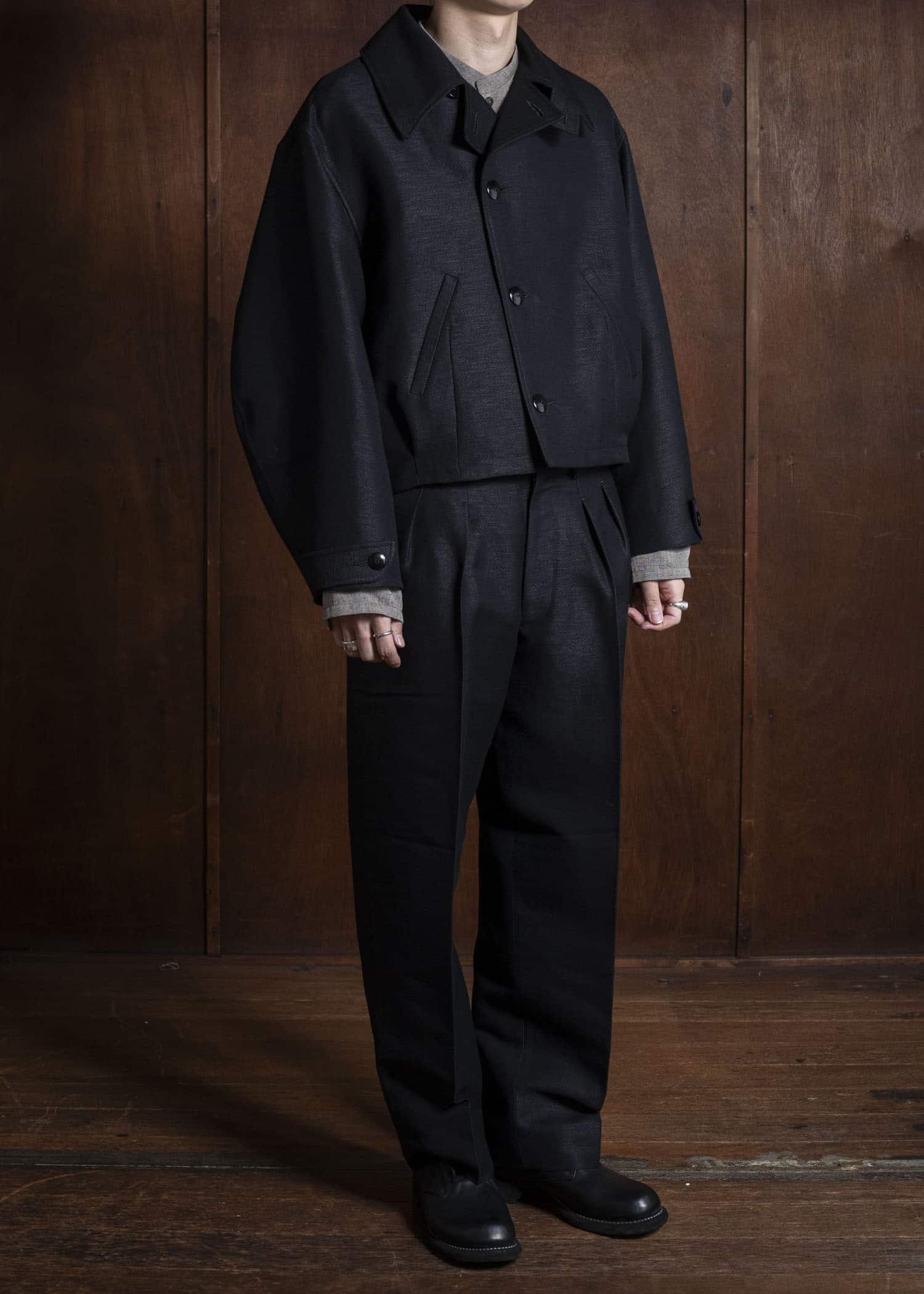 Gorsch 13-2ND-TR01-WHMV Wool Hemp 2 Tack Trousers Black