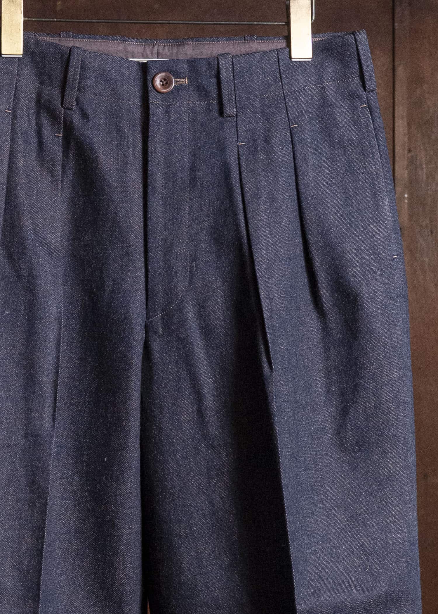 Gorsch #14 2ND-TR01-DNM Kakishibu Denim Two Tack Trousers Kakishibu