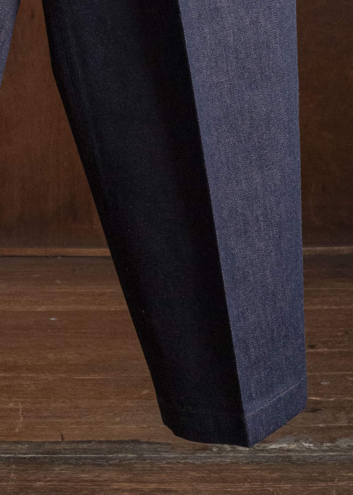Gorsch #14 2ND-TR01-DNM Kakishibu Denim Two Tack Trousers Kakishibu