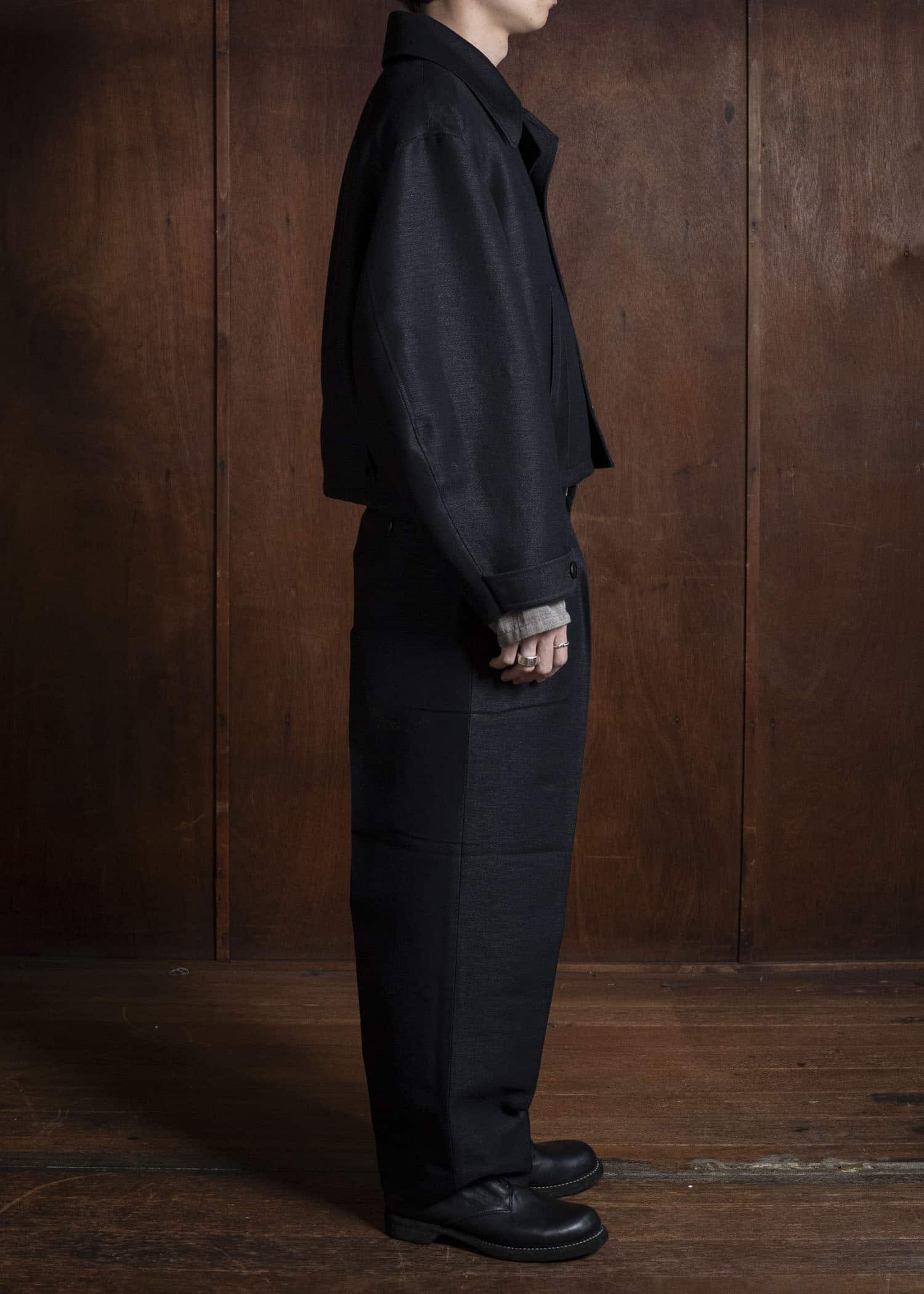 Gorsch 13-2ND-TR01-WHMV Wool Hemp 2 Tack Trousers Black