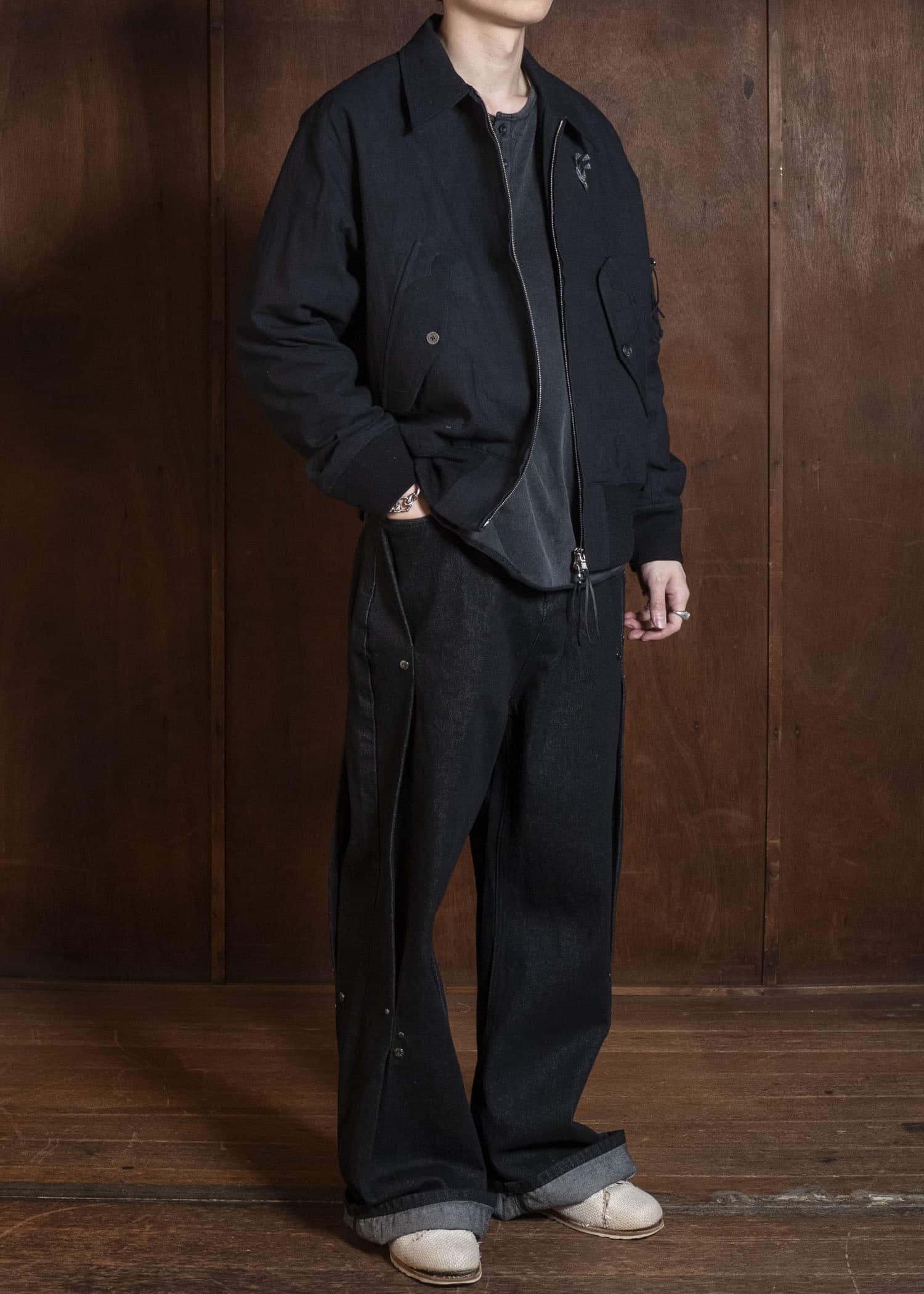 Professor.E CWU FLIGHT JKT DARK NAVY 26SS-FM-JKT-06