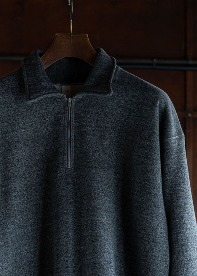 Taiga Takahashi Lot.611 Half Zip Sweat Shirt