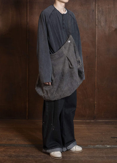 Professor.E SILK BAG (M) GREY 26SS-FM-ACC-02
