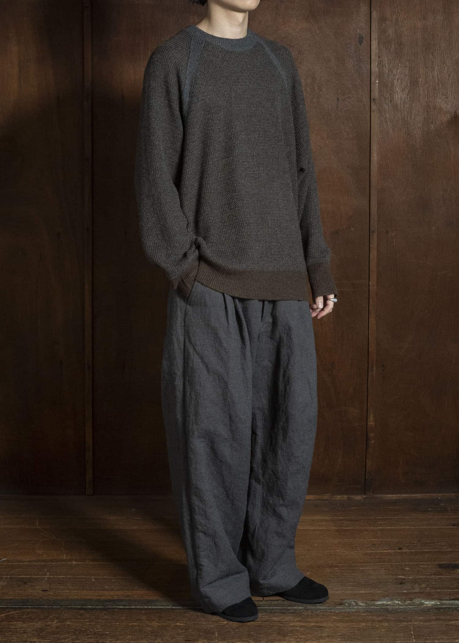 ZIGGY CHEN OVERSIZED RAGLAN SWEATER 0M2632006