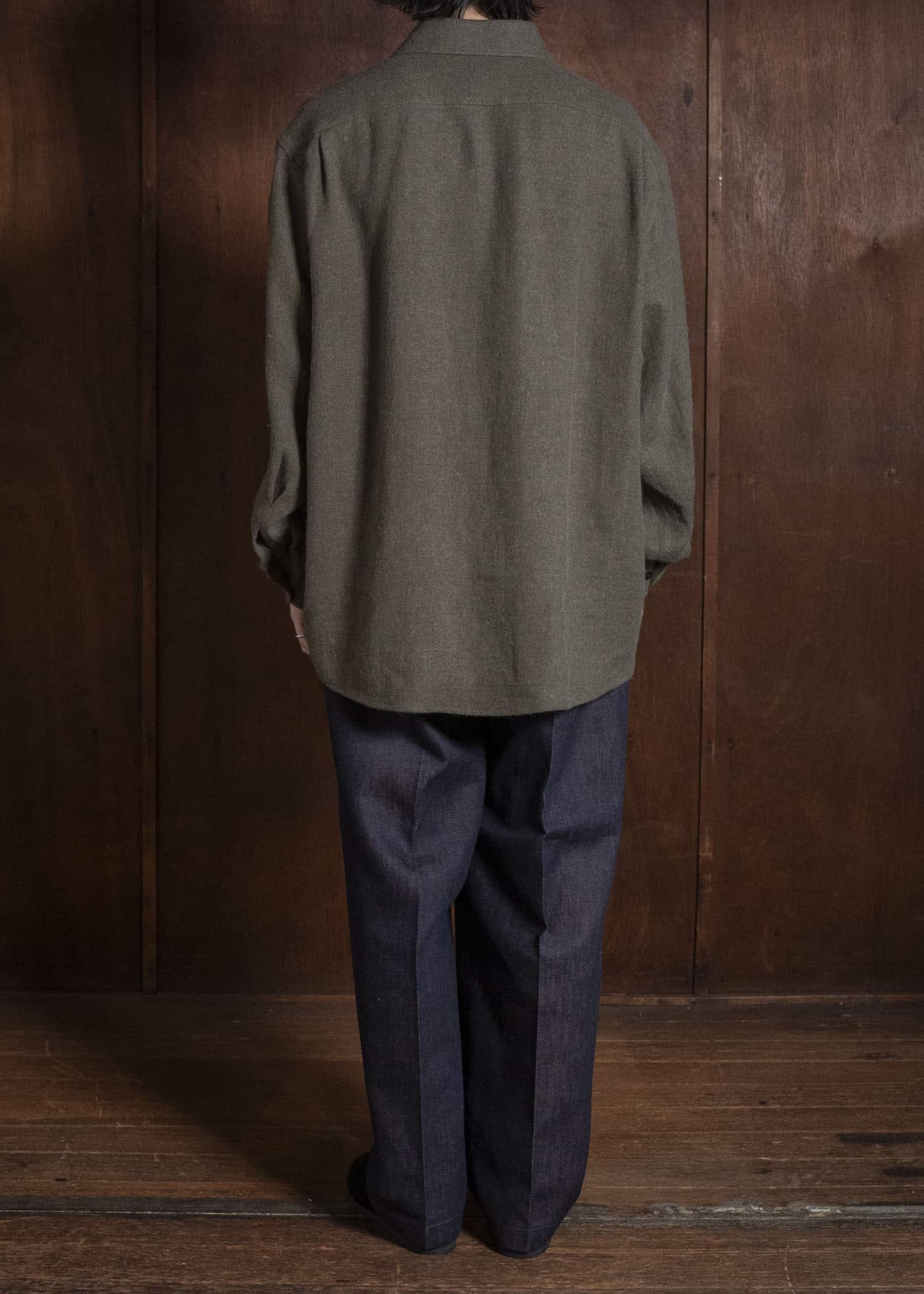 Gorsch #14 2ND-TR01-DNM Kakishibu Denim Two Tack Trousers Kakishibu