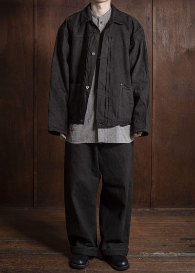 YOKO SAKAMOTO 5Pocket Baggy Pants YS-25AW-48 KAKISHIBU