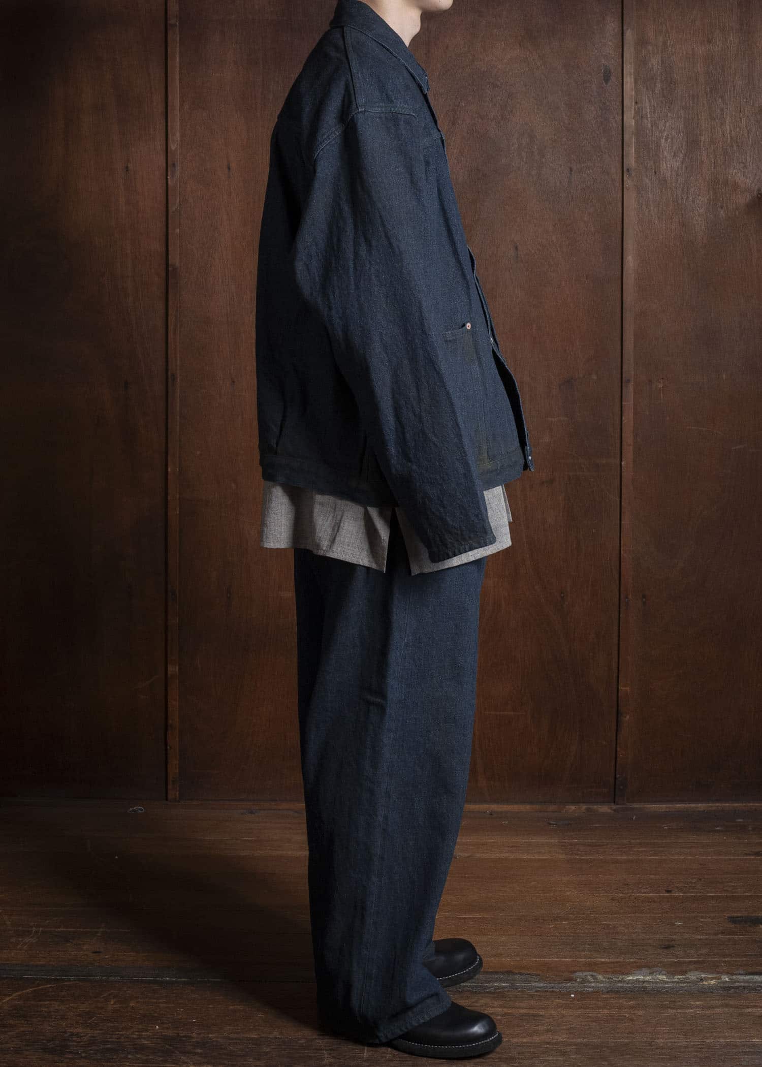 YOKO SAKAMOTO Pleats Jacket YS-25AW-47 YELLOW OCHRE