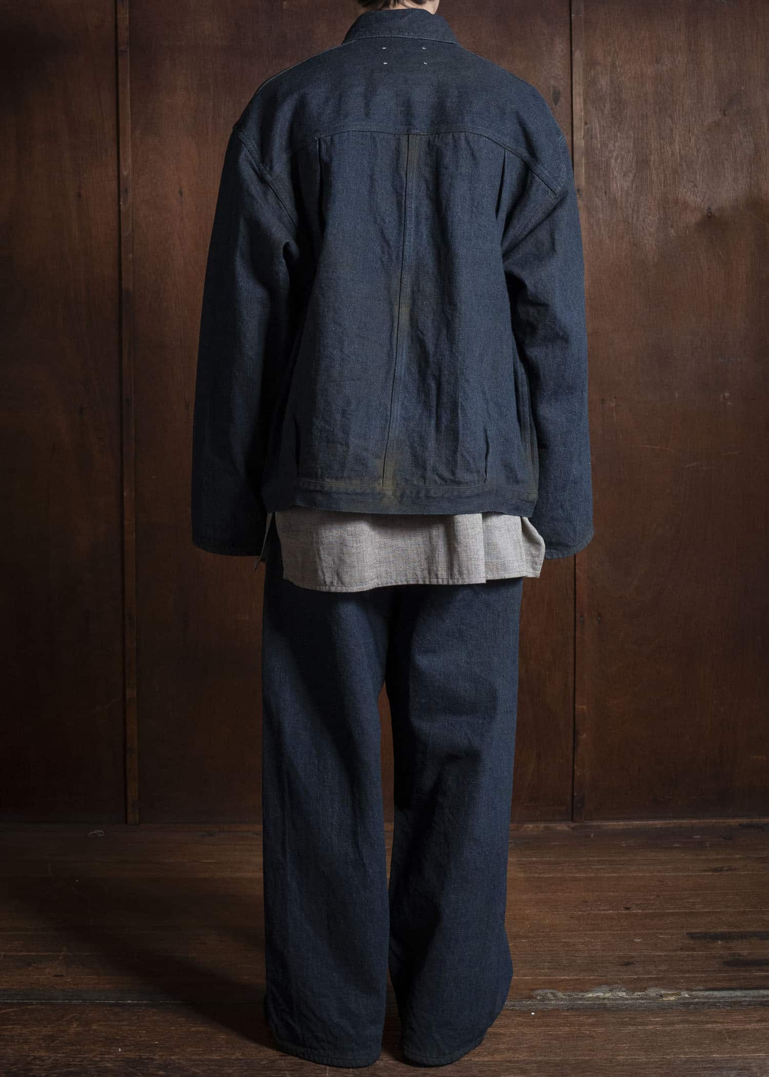 YOKO SAKAMOTO Pleats Jacket YS-25AW-47 YELLOW OCHRE