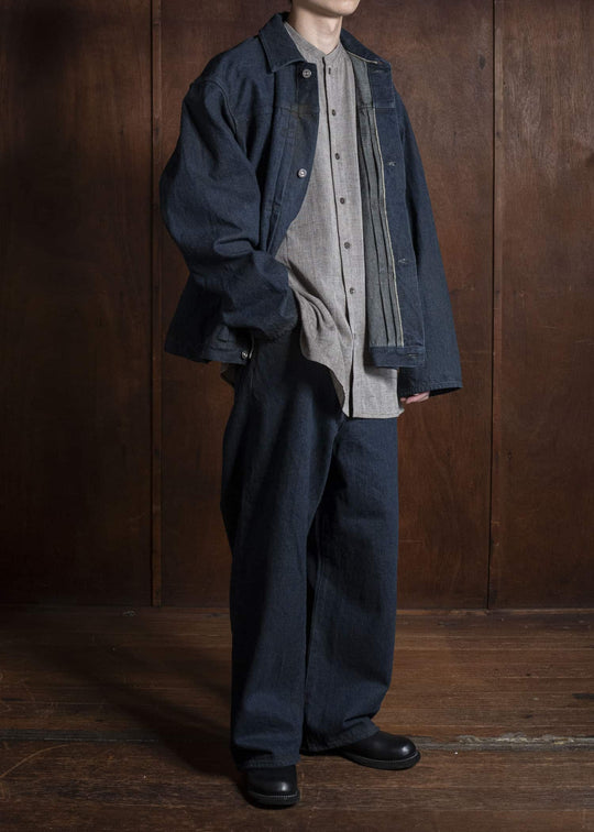 YOKO SAKAMOTO Pleats Jacket YS-25AW-47 YELLOW OCHRE