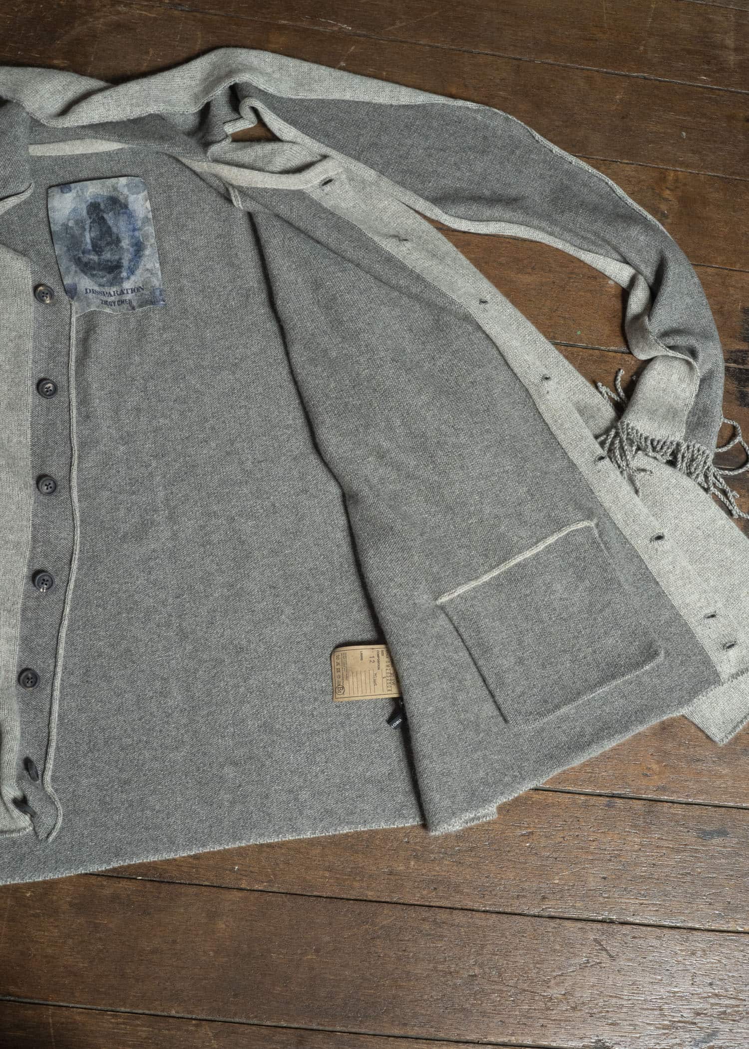 ZIGGY CHEN SCARVED CARDIGAN 0M2632504 12
