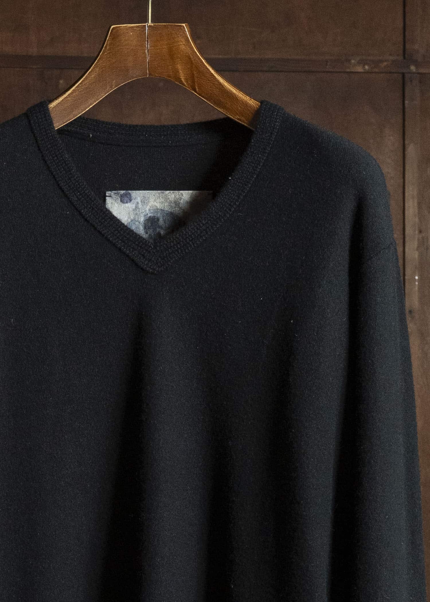 ZIGGY CHEN INTARSIA V-NECK SWEATER 0M2632002 04