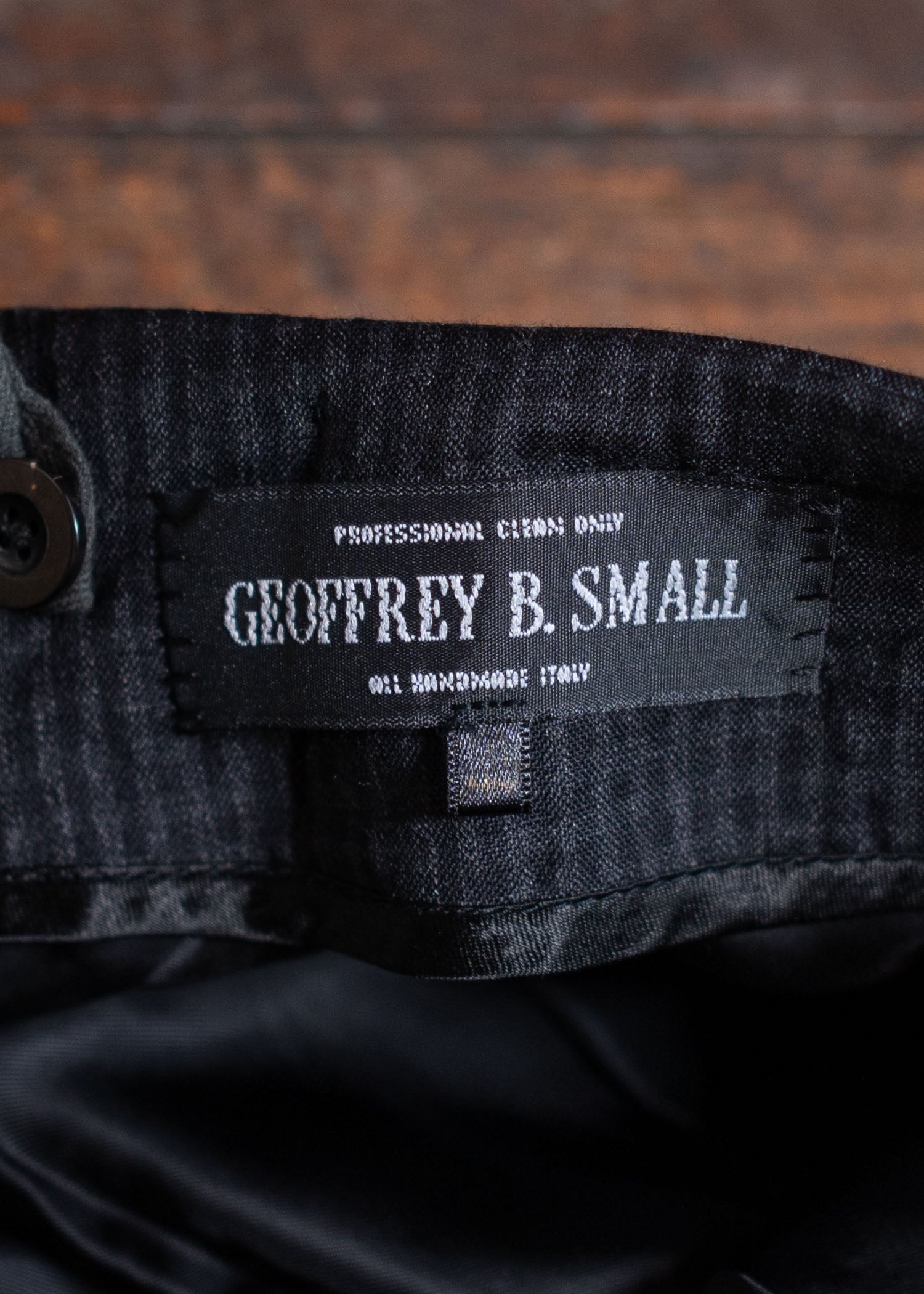 Geoffrey B. Small Tasmanian Wool Pants with suspenders